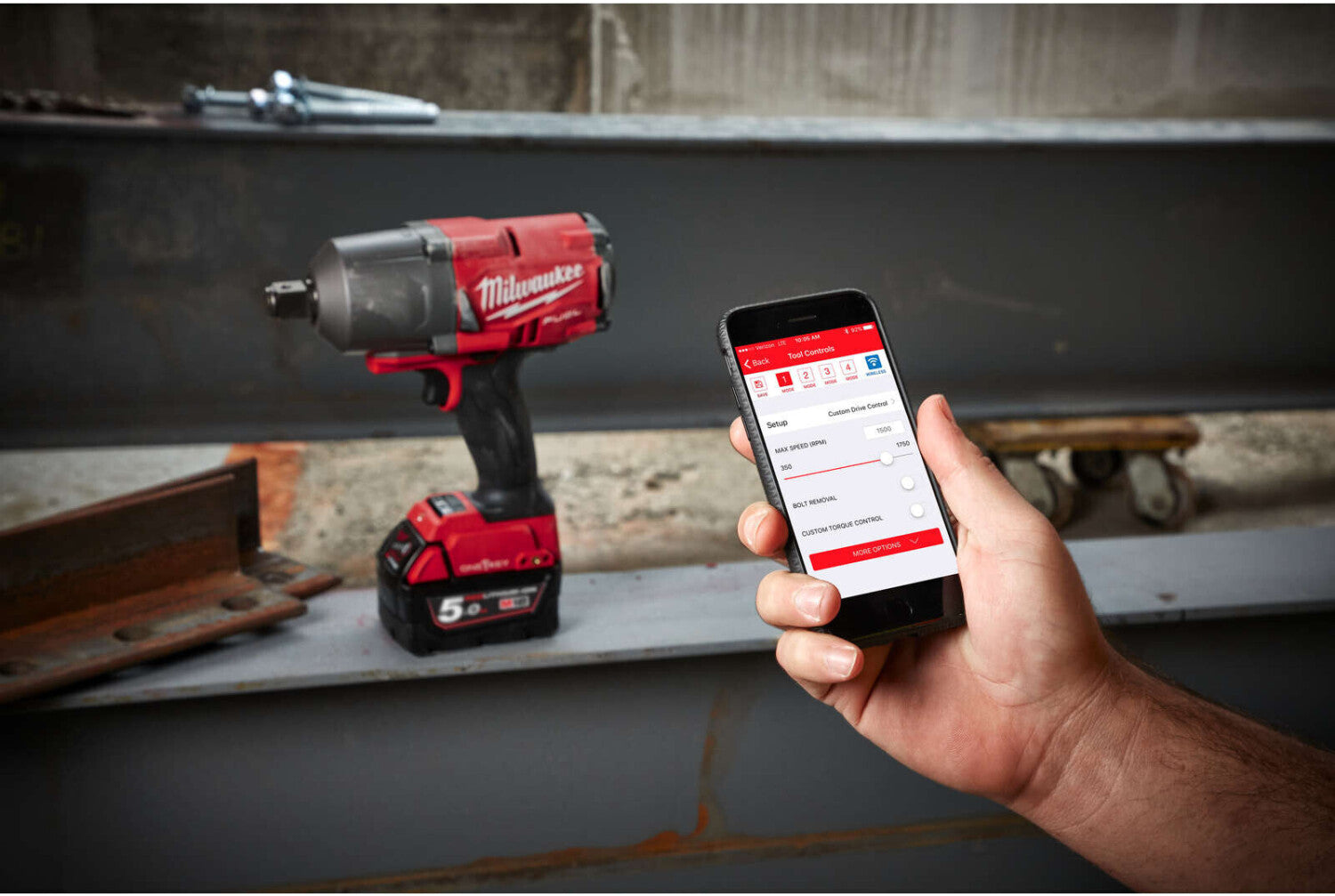 Milwaukee M18ONEFHIWF34-502X Akku-Schlagschrauber